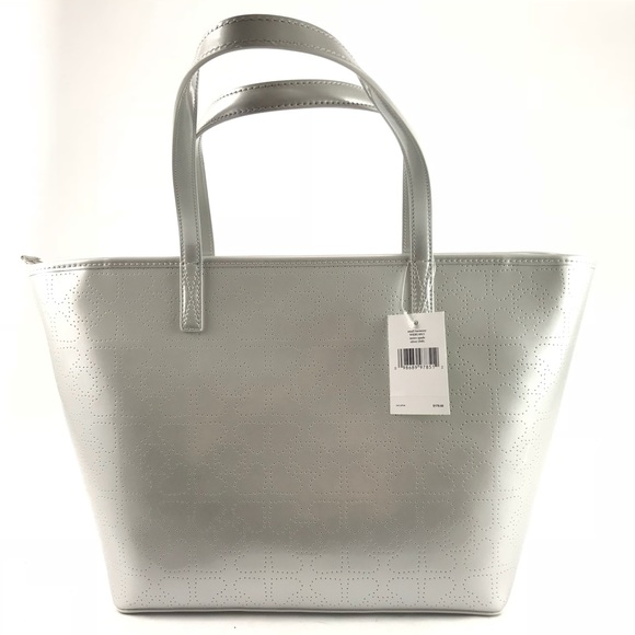 Kate Spade small harmony tote bag w/ silver hearts - Picture 5 of 8